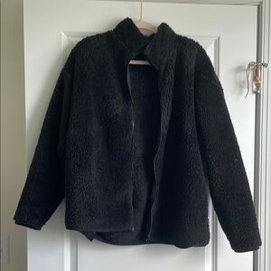 Women's Black Fleece Jacket